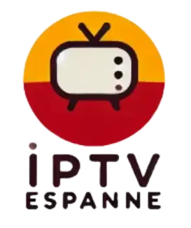 Logotipo de IPTV con un icono de televisión